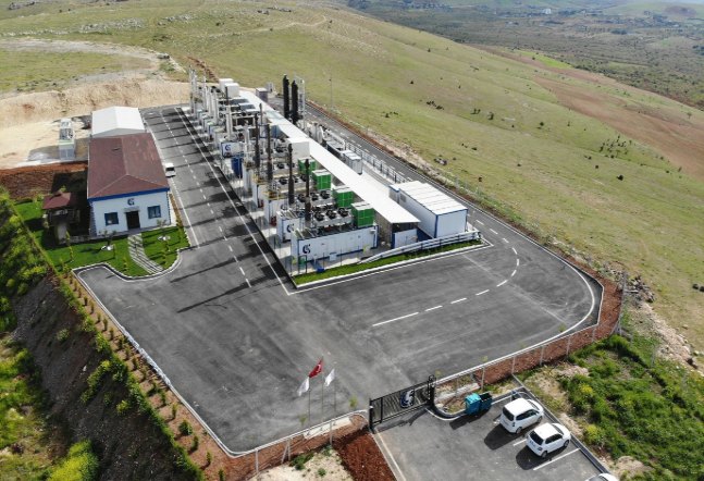 Metan gazından elektrik üretim tesisi