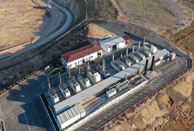 Metan gazından elektrik üretim tesisi
