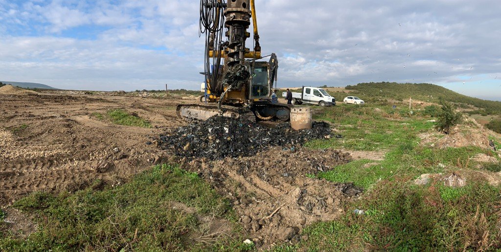 Tekirdağ tesisi — saha kazı ve sondaj çalışması